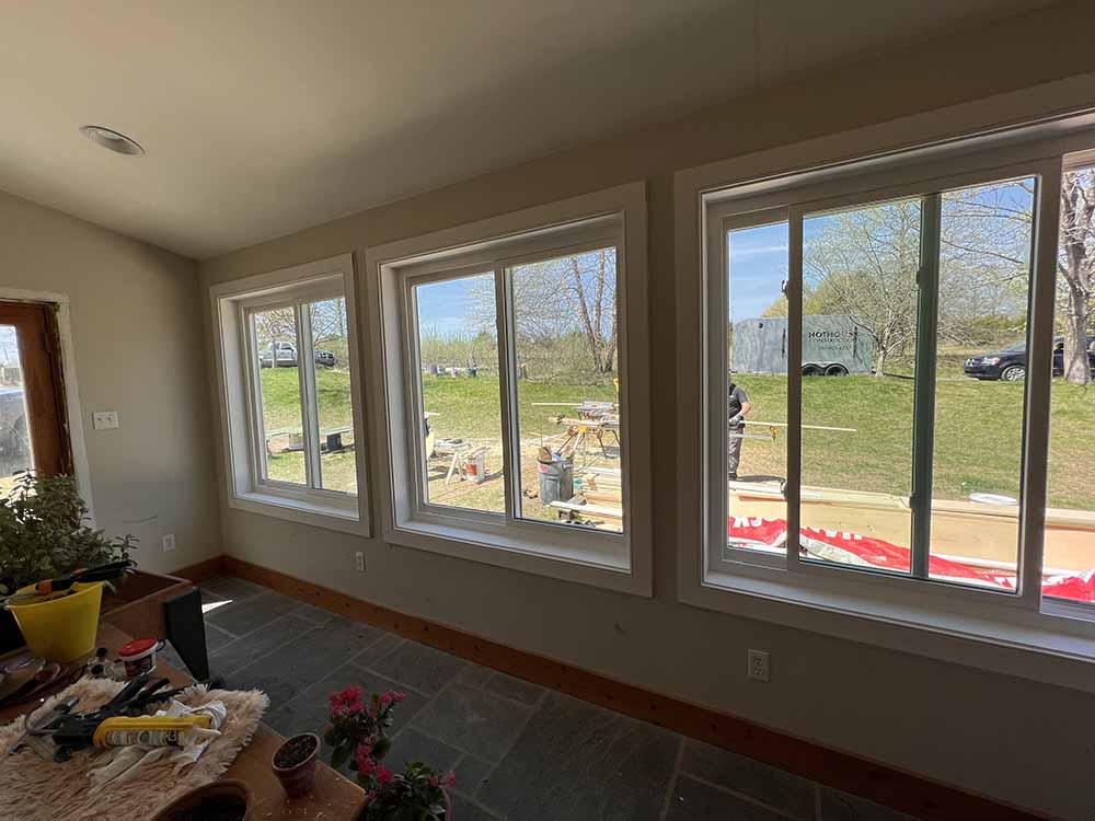Interior restoration in progress